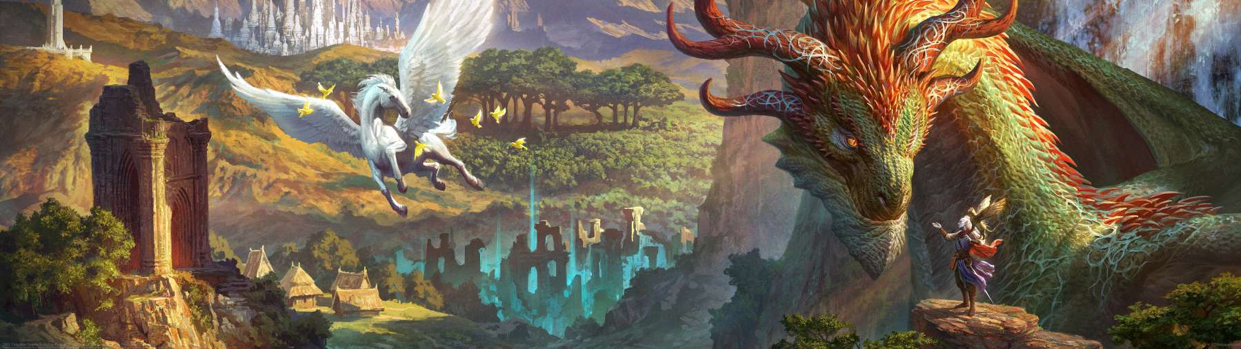 D&D: Forgotten Realms ultra ancha fondo de escritorio