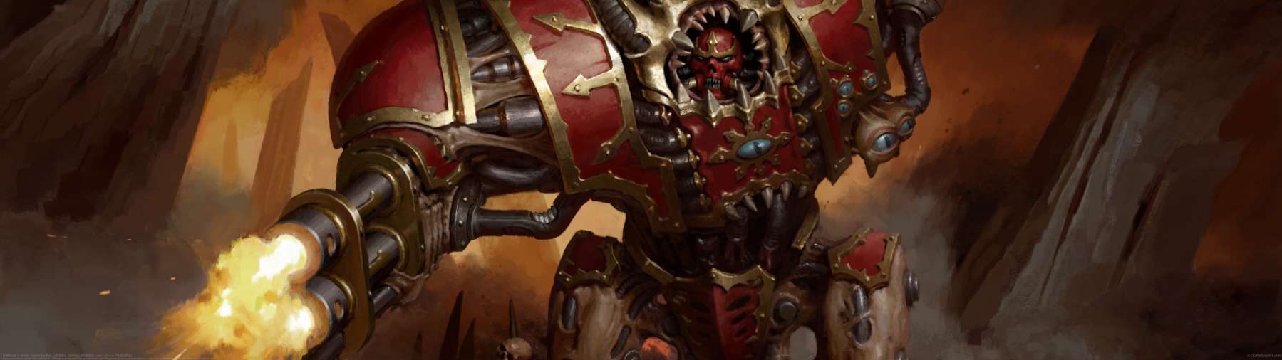 Hellbrute ultra ancha fondo de escritorio