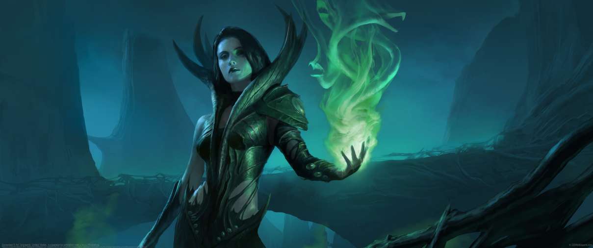 Sorceress ultra ancha fondo de escritorio