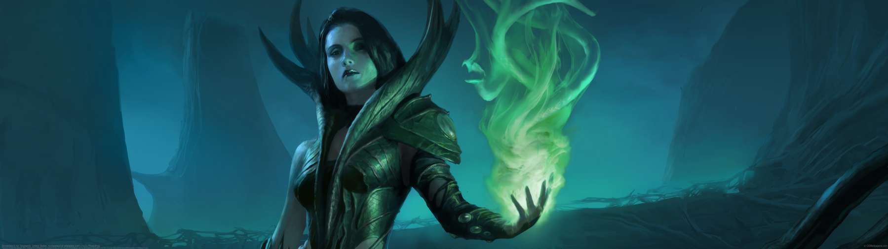 Sorceress ultra ancha fondo de escritorio