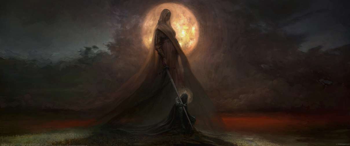 Iron Moon ultra ancha fondo de escritorio