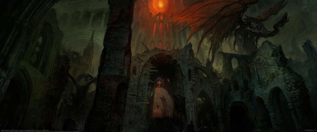 Minas Morgul ultra ancha fondo de escritorio