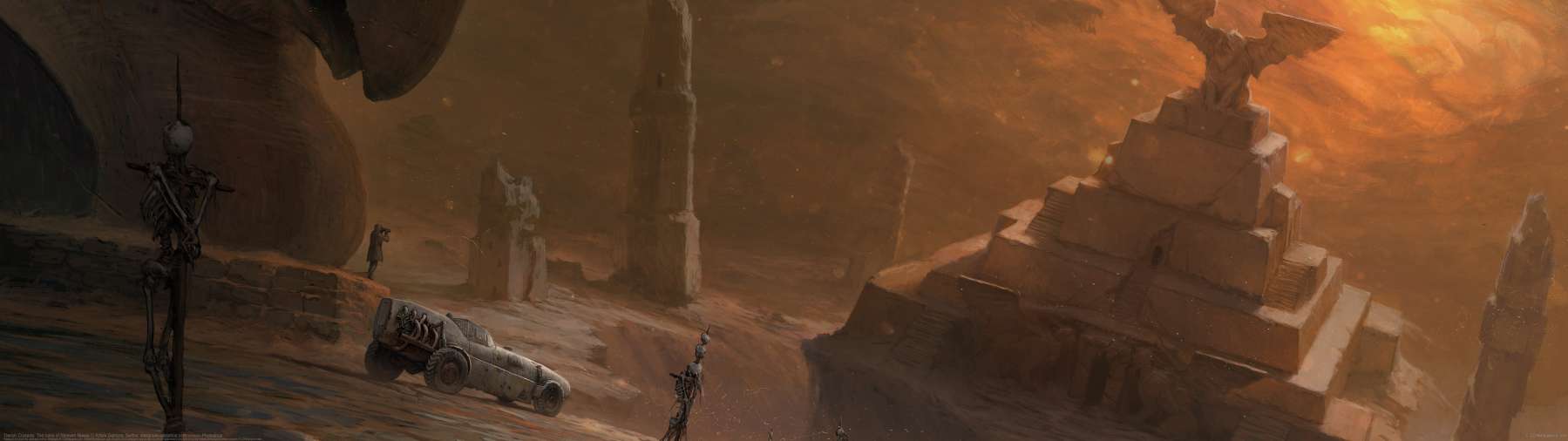 Trench Crusade: The ruins of Nineveh Novus ultra ancha fondo de escritorio