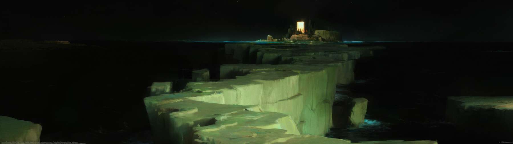 Liminal Dreams - White Road ultra ancha fondo de escritorio