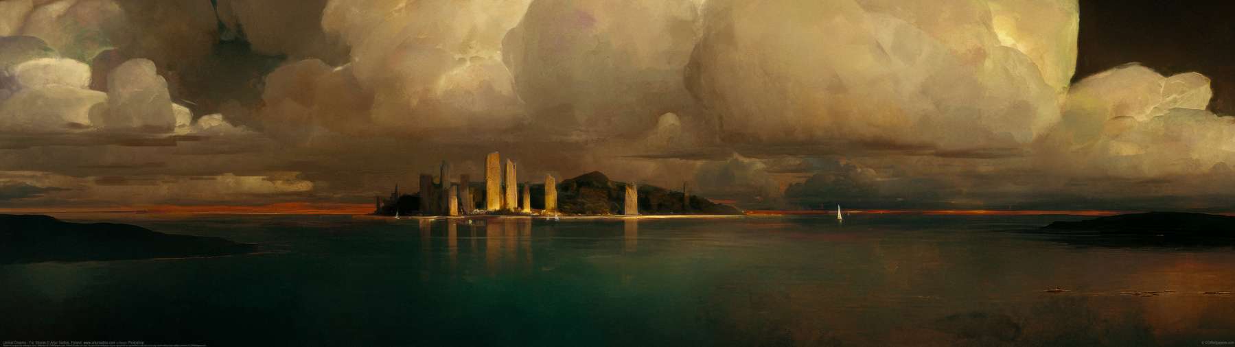 Liminal Dreams - Far Shores ultra ancha fondo de escritorio