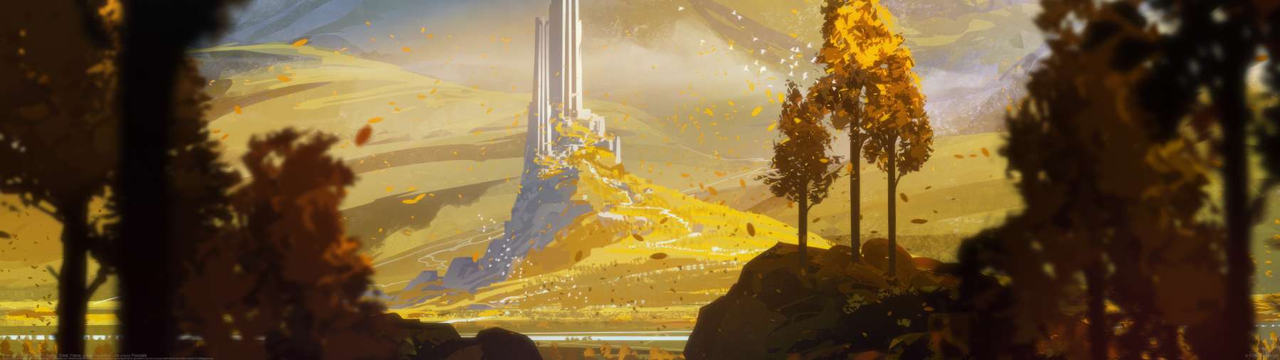From the Hill - Procreate ultra ancha fondo de escritorio