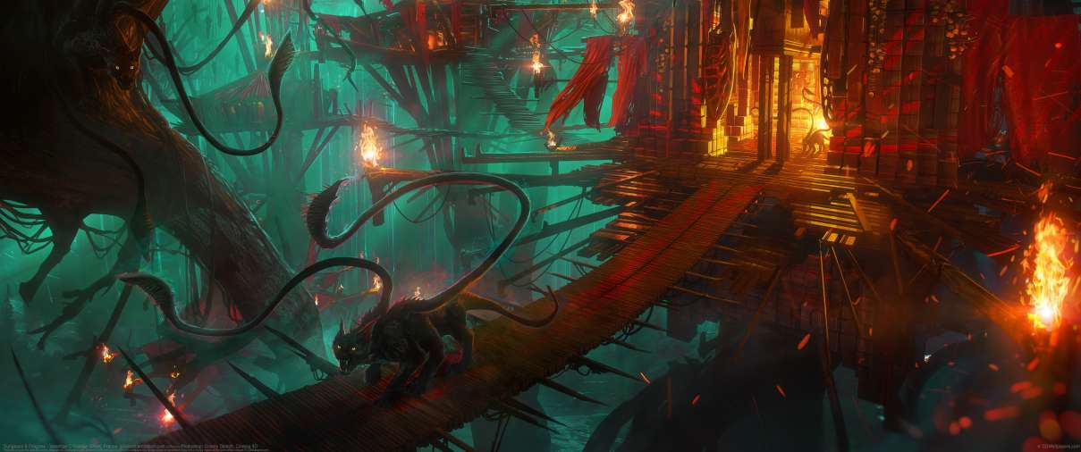 Dungeons & Dragons - Valachan ultra ancha fondo de escritorio