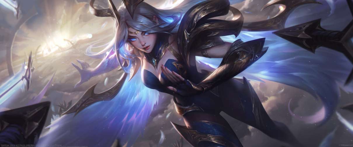 DawnBringer Irelia fan art ultra ancha fondo de escritorio