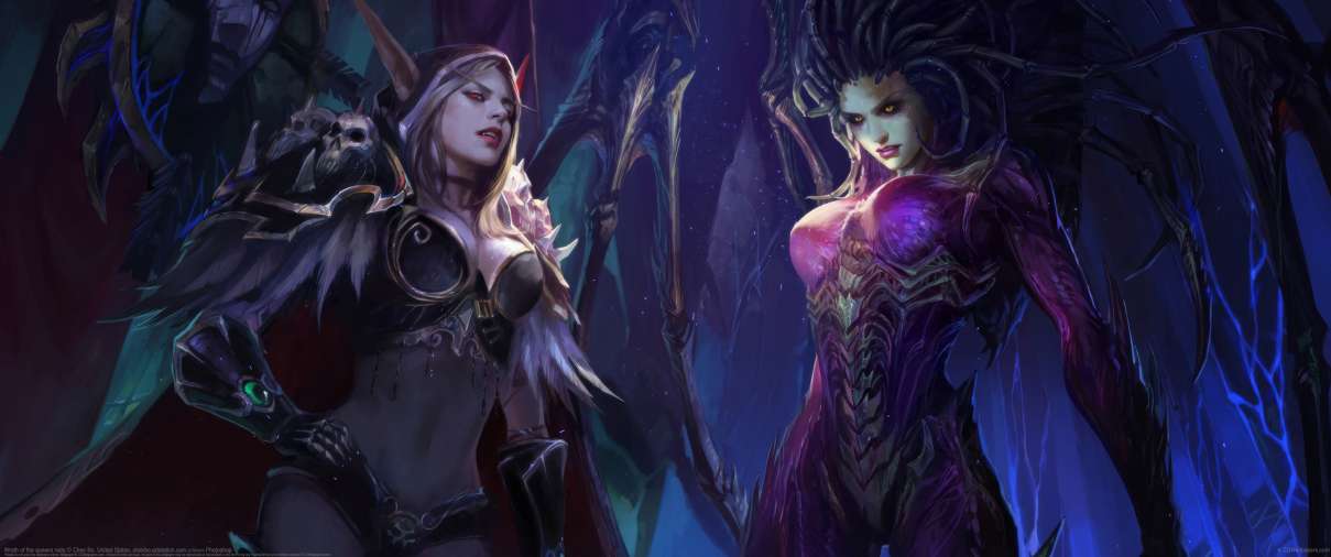 Wrath of the queens redo ultra ancha fondo de escritorio