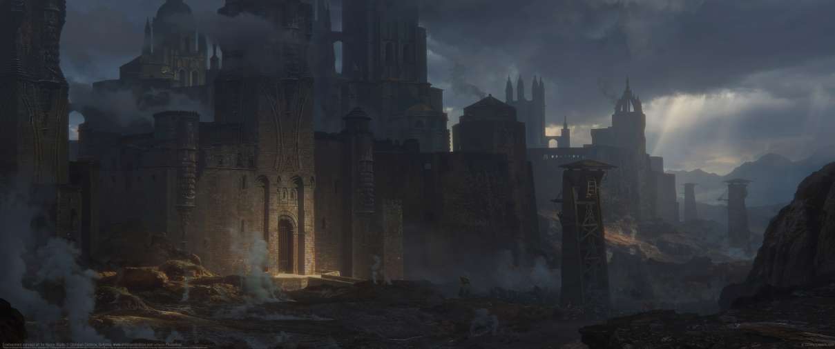 Environment concept art for Nuare Studio ultra ancha fondo de escritorio