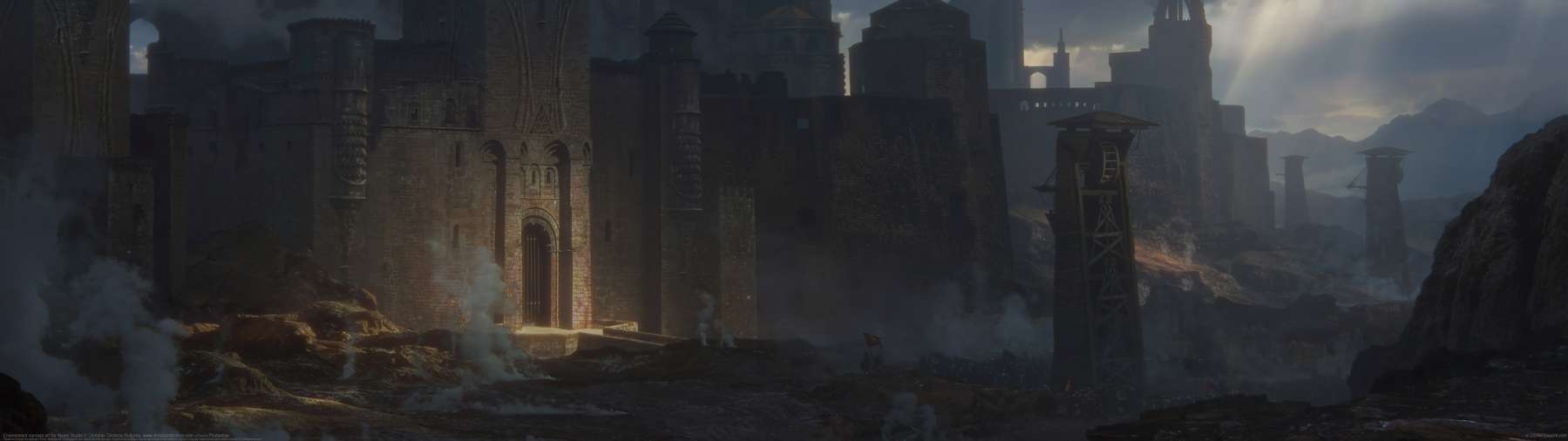 Environment concept art for Nuare Studio ultra ancha fondo de escritorio