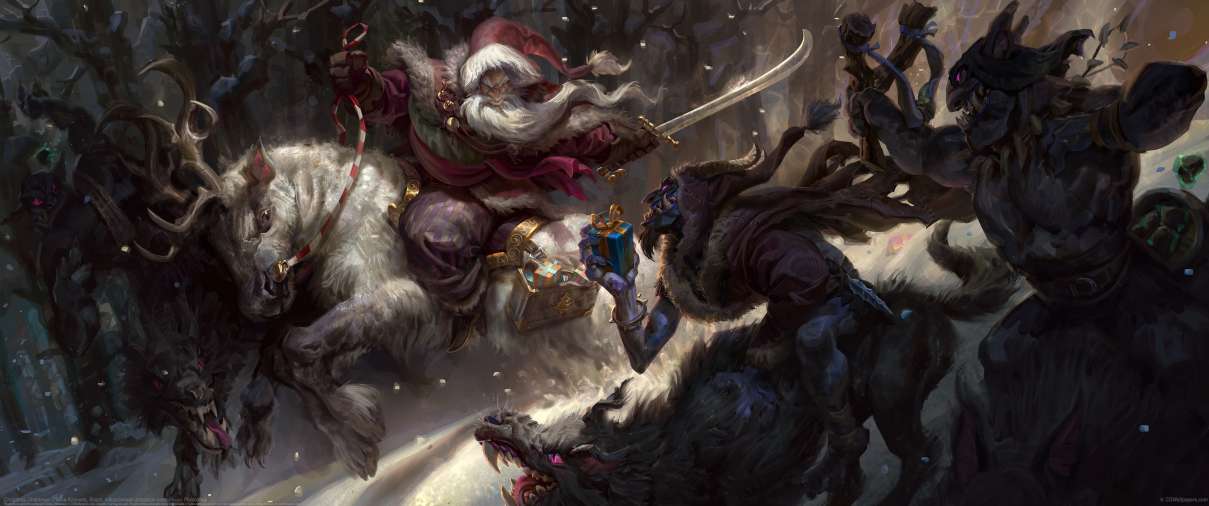Christmas Challenge ultra ancha fondo de escritorio