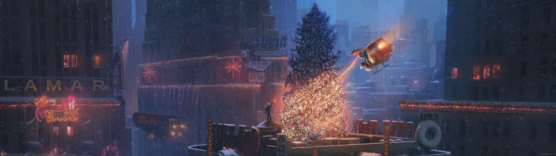 MARV: Deck The Halls ultra ancha fondo de escritorio