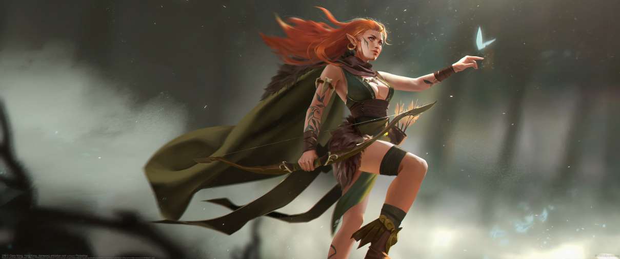 Elf ultra ancha fondo de escritorio