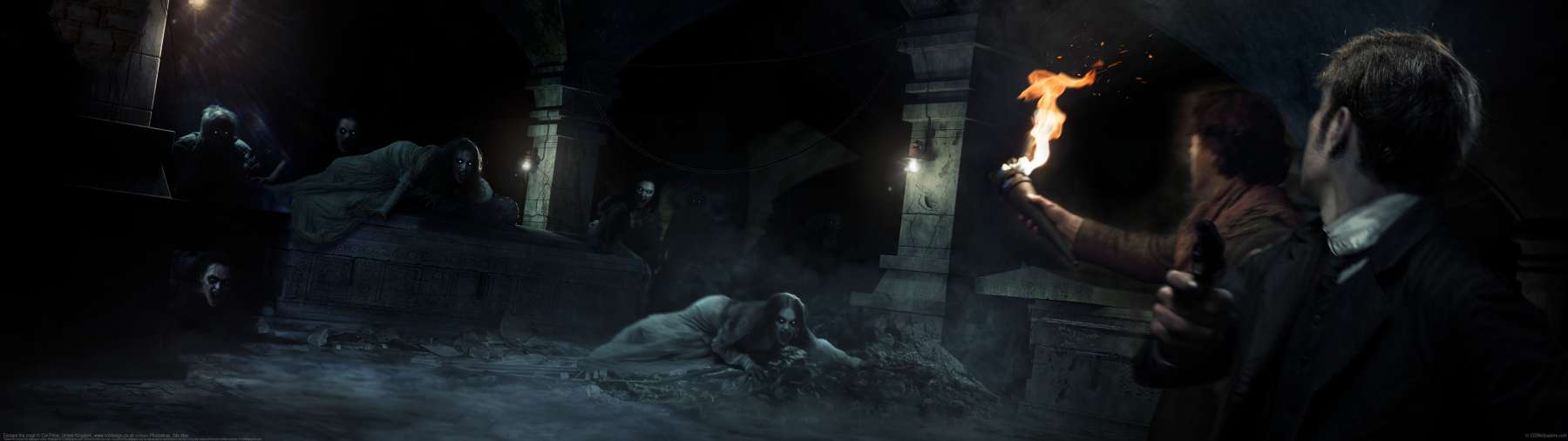 Escape the crypt ultra ancha fondo de escritorio