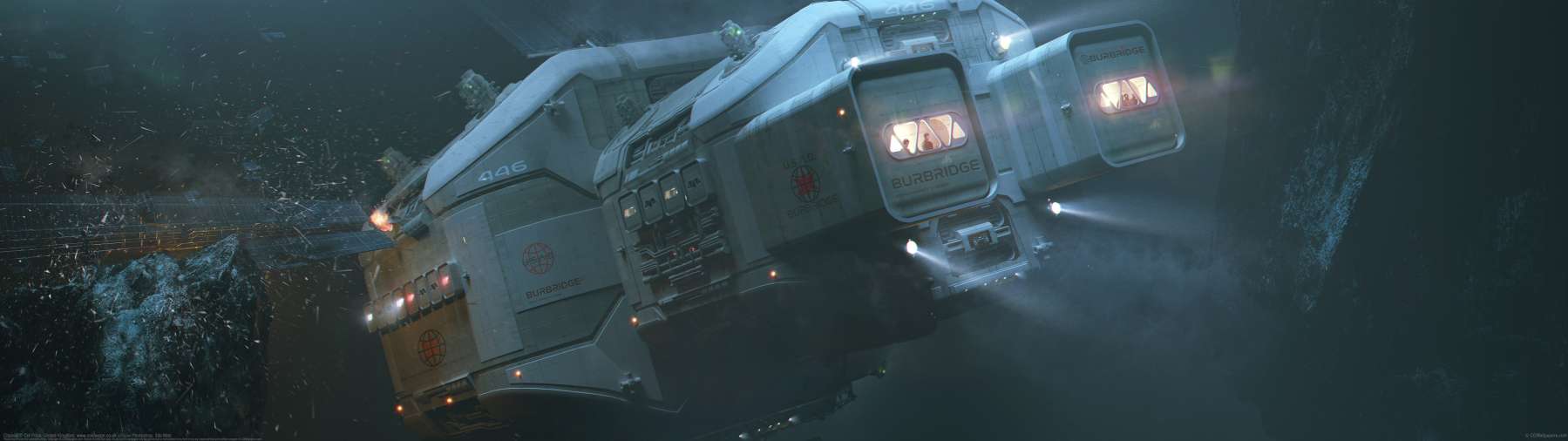 Clipped ultra ancha fondo de escritorio