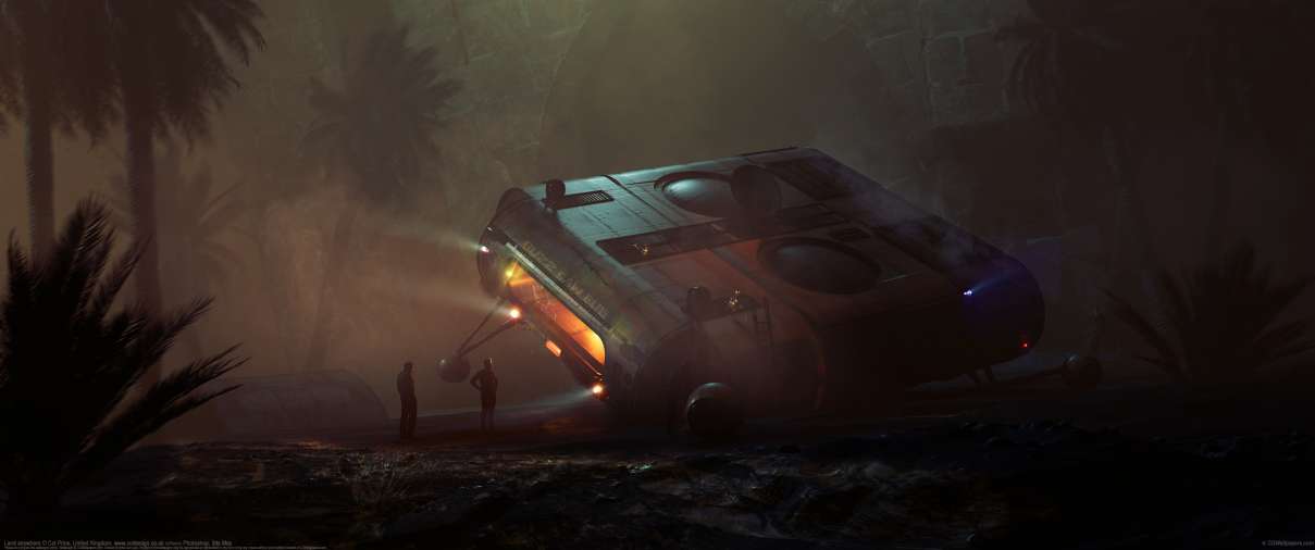 Land anywhere ultra ancha fondo de escritorio