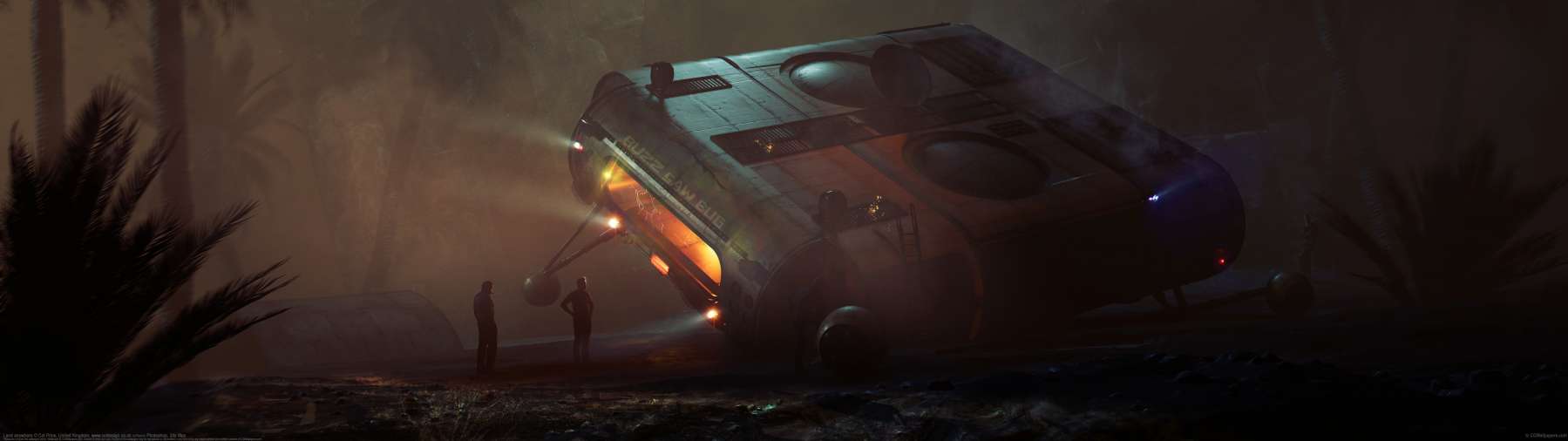 Land anywhere ultra ancha fondo de escritorio