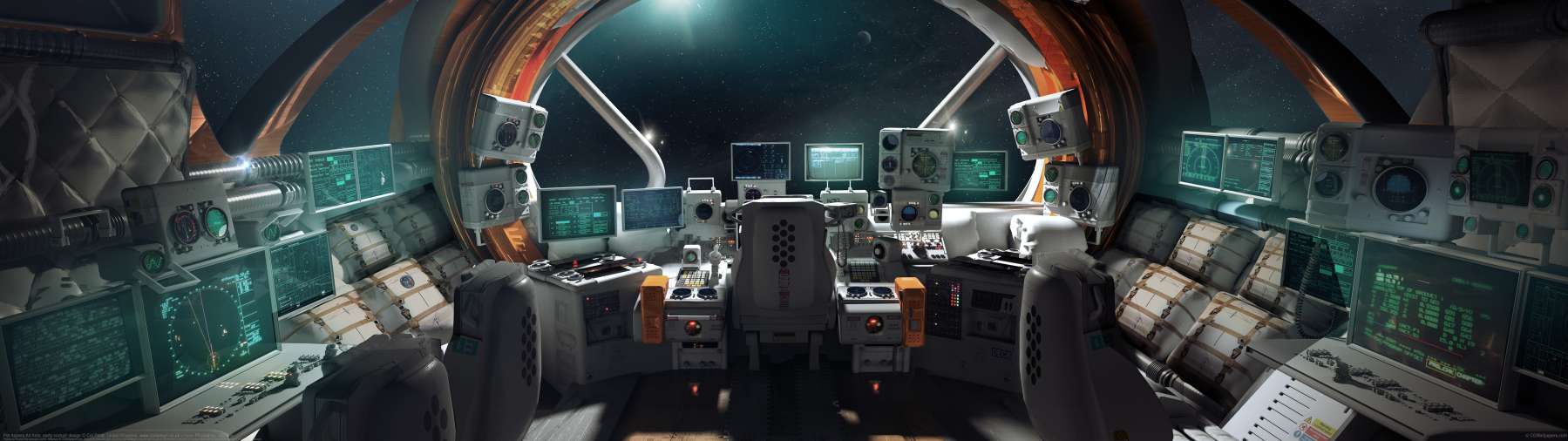 Per Aspera Ad Asta: early cockpit design ultra ancha fondo de escritorio