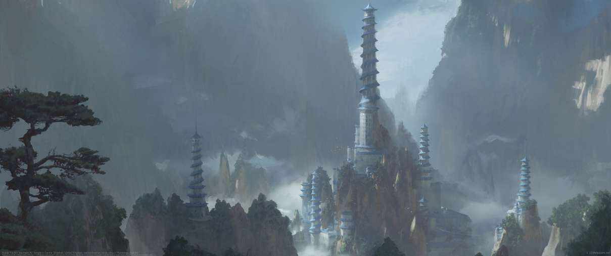 Avatar FanArt: Southern Air Temple ultra ancha fondo de escritorio