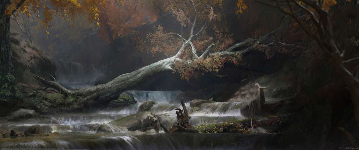 Autumnwood Fae ultra ancha fondo de escritorio