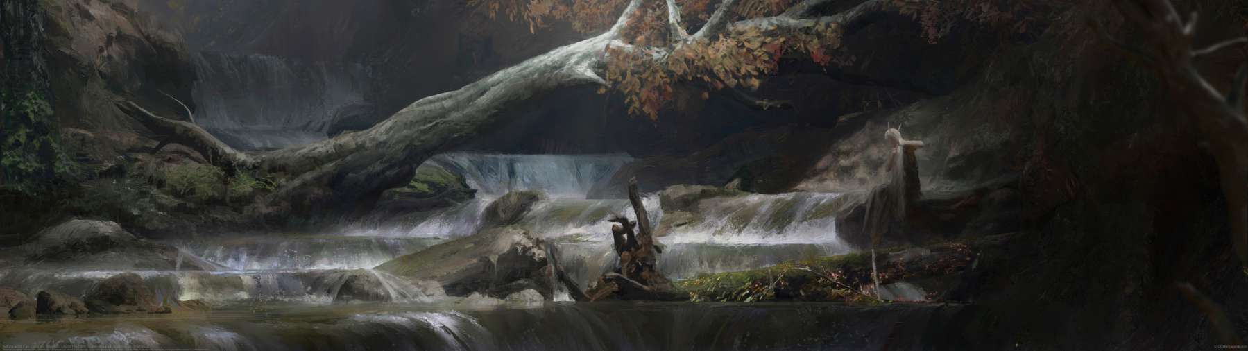 Autumnwood Fae ultra ancha fondo de escritorio