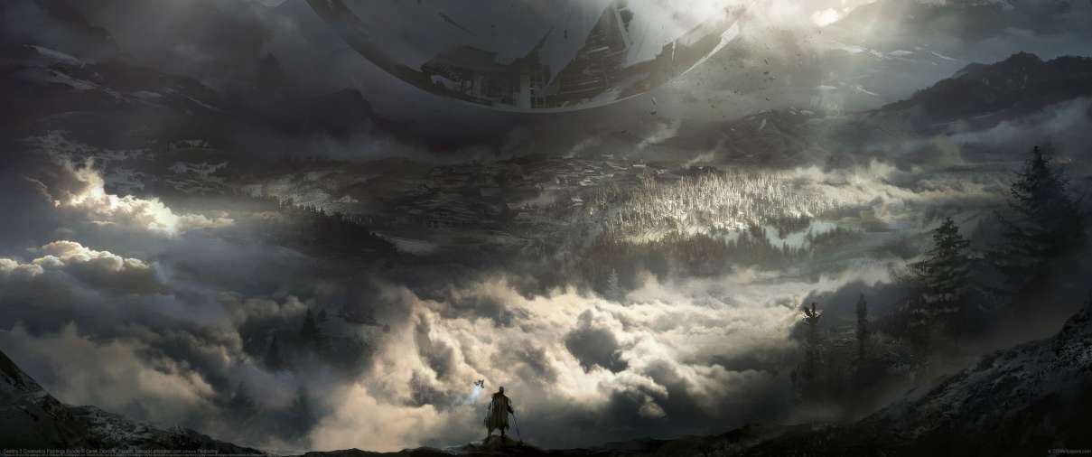Destiny 2 Cinematics Paintings Bundle ultra ancha fondo de escritorio