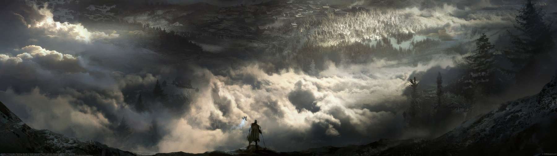 Destiny 2 Cinematics Paintings Bundle ultra ancha fondo de escritorio