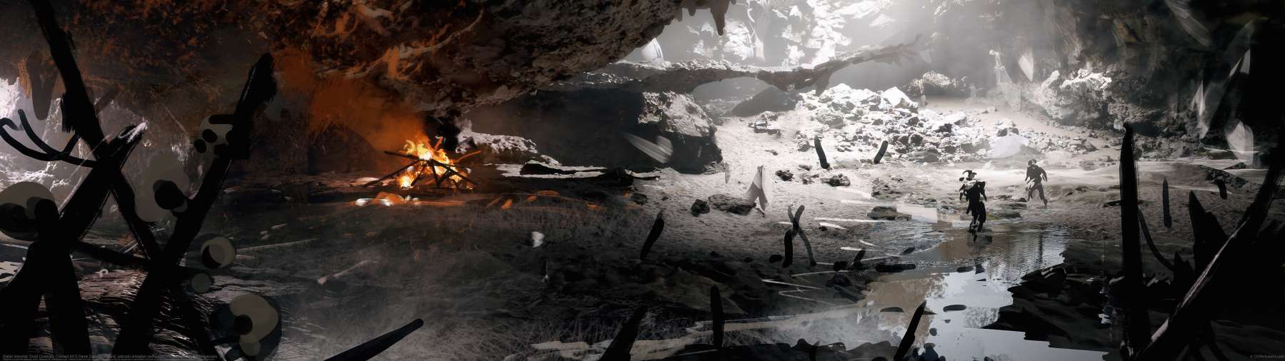 Diablo Immortal: Druid Cinematic Concept Art ultra ancha fondo de escritorio