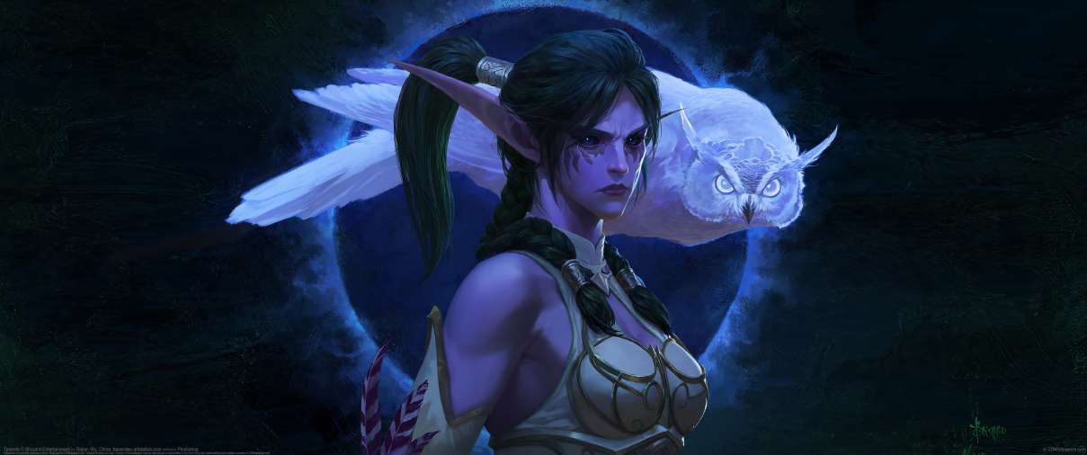 Tyrande ultra ancha fondo de escritorio