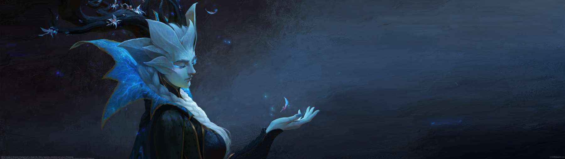 Winter Queen ultra ancha fondo de escritorio