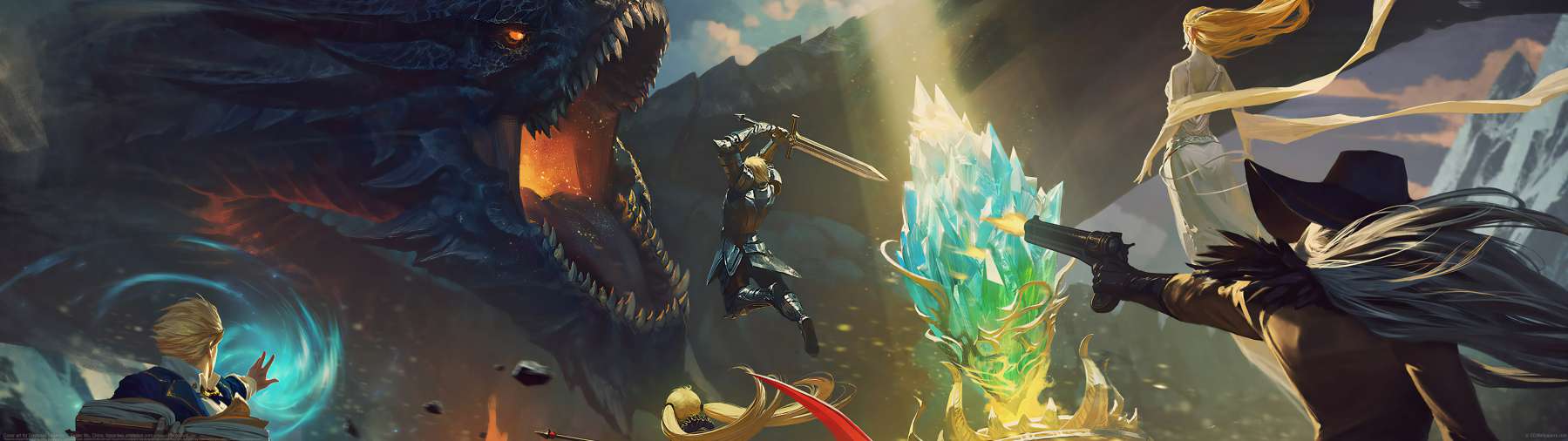 Cover art for Daybreak Legends ultra ancha fondo de escritorio