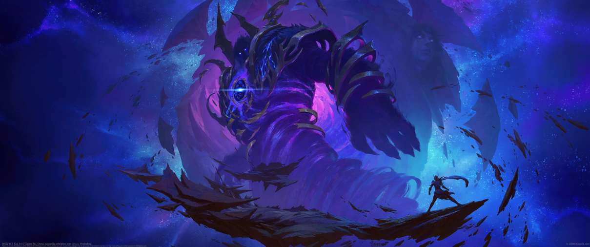 WOW 11.2 Key Art ultra ancha fondo de escritorio