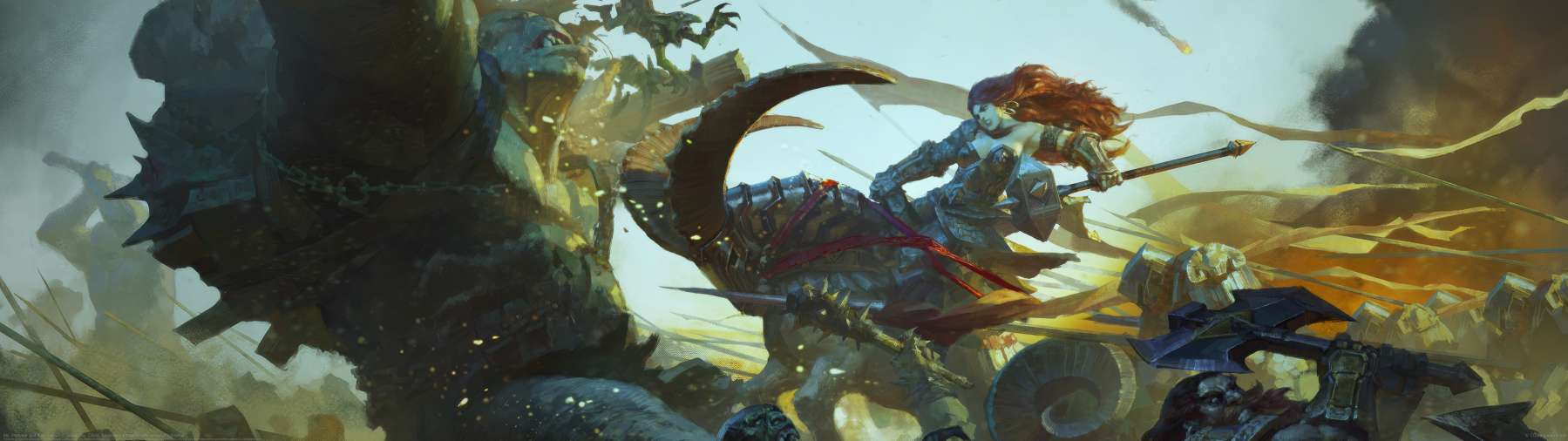 Ms. Hammer and Ram Legion ultra ancha fondo de escritorio