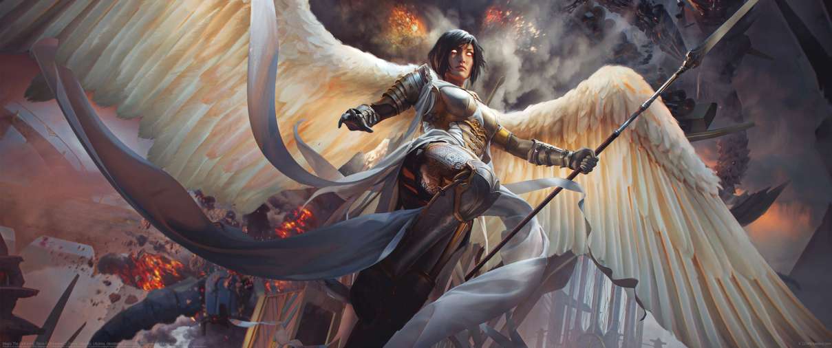 Magic The Gathering: Serra Faithkeeper ultra ancha fondo de escritorio