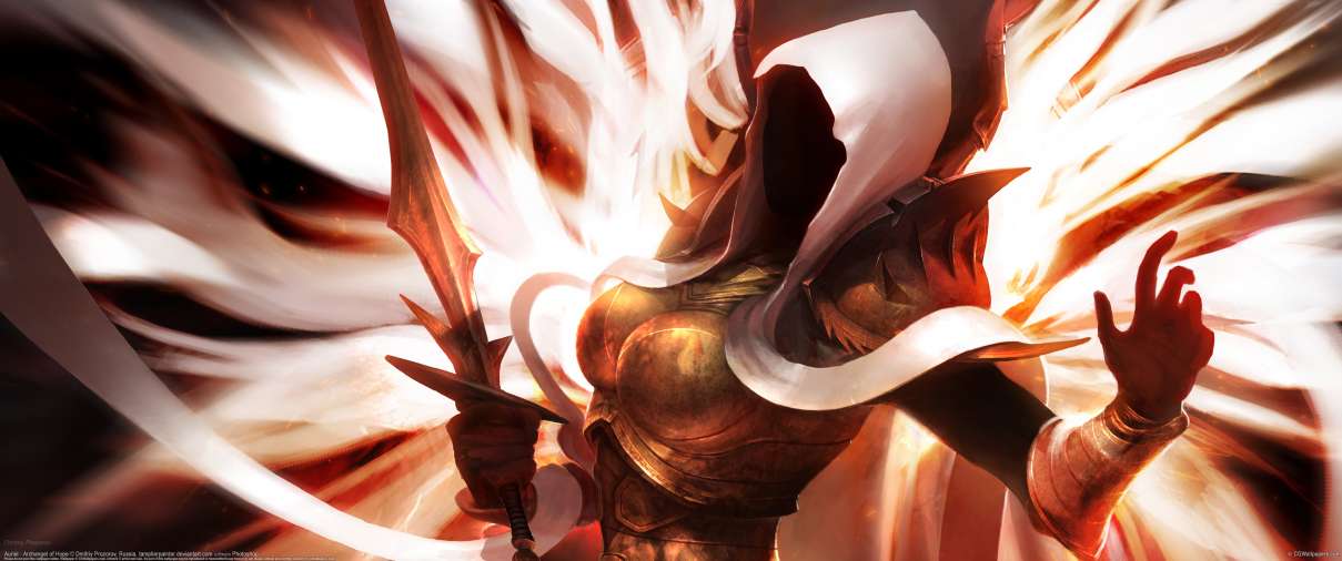 Auriel - Archangel of Hope ultra ancha fondo de escritorio