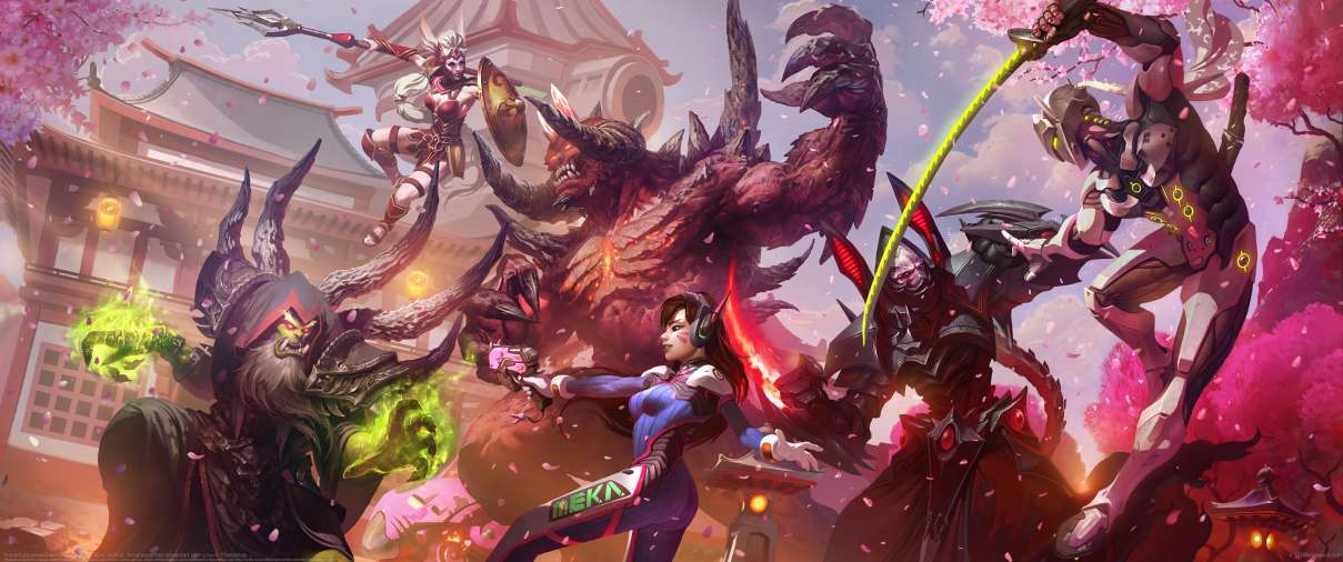 Hanamura showdown ultra ancha fondo de escritorio