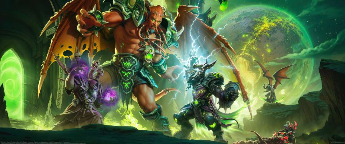 World of Warcraft Legion Remix ultra ancha fondo de escritorio