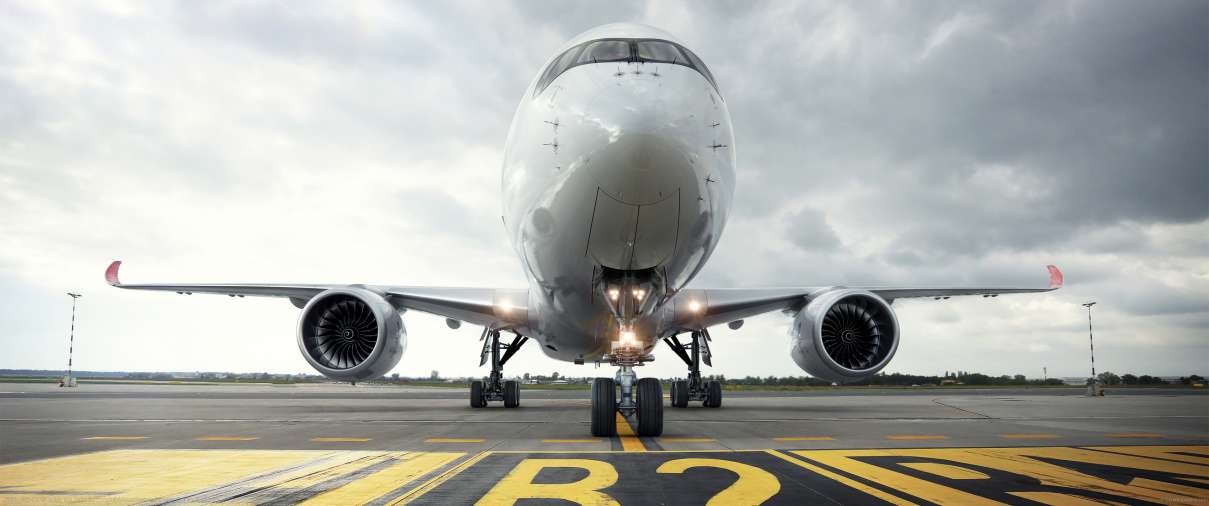 Airbus A350-900 ultra ancha fondo de escritorio