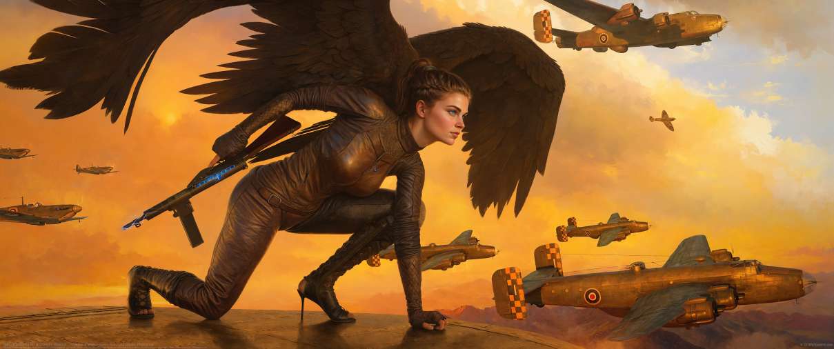 Valkyrie Britannia No. 4 ultra ancha fondo de escritorio