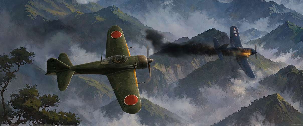 Zero-vs-corsair (remake) ultra ancha fondo de escritorio