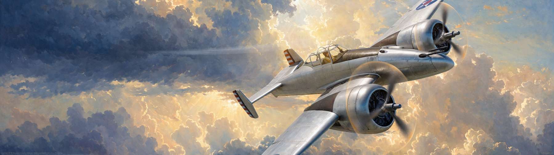 Grumman XP-50 Skyrocket ultra ancha fondo de escritorio