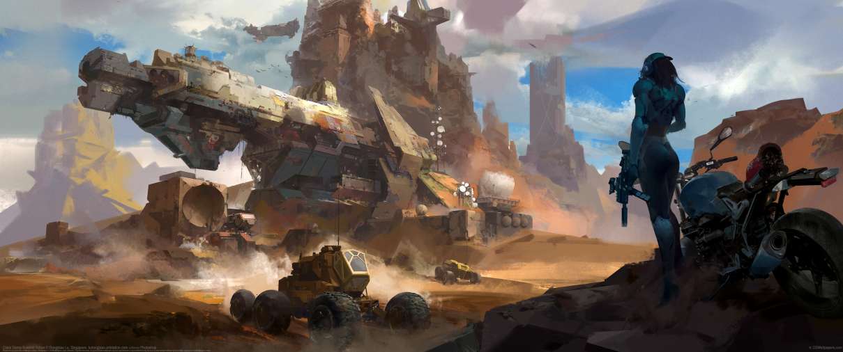 Class Demo-Science fiction ultra ancha fondo de escritorio