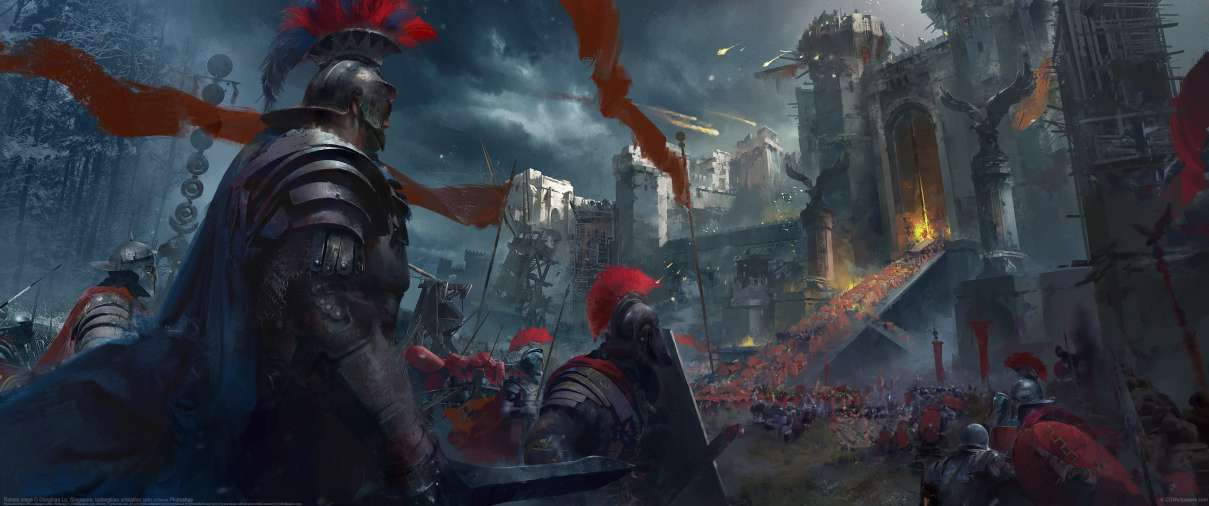 Roman siege ultra ancha fondo de escritorio