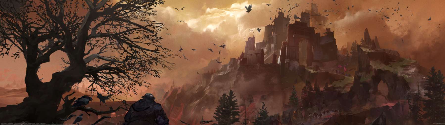 Medieval ultra ancha fondo de escritorio
