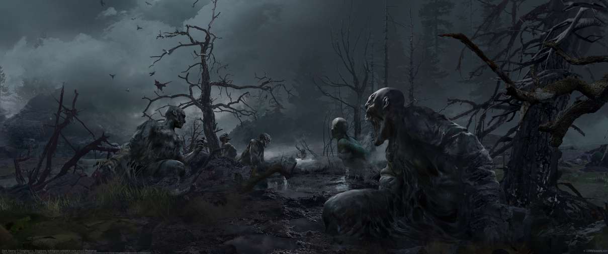 Dark Swamp ultra ancha fondo de escritorio