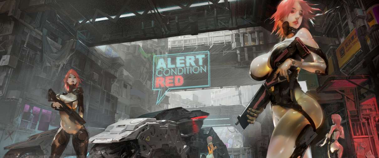 Online class demonstration - Scifi scene ultra ancha fondo de escritorio