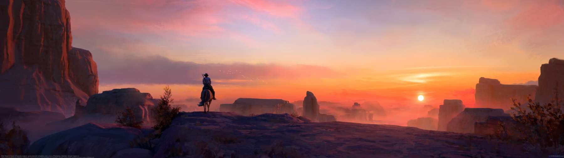 Wild West ultra ancha fondo de escritorio