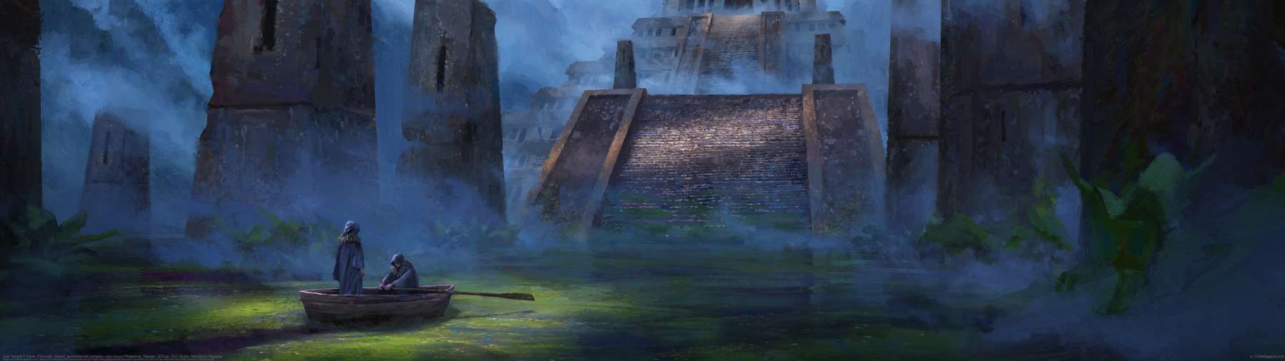 Lost Temple ultra ancha fondo de escritorio
