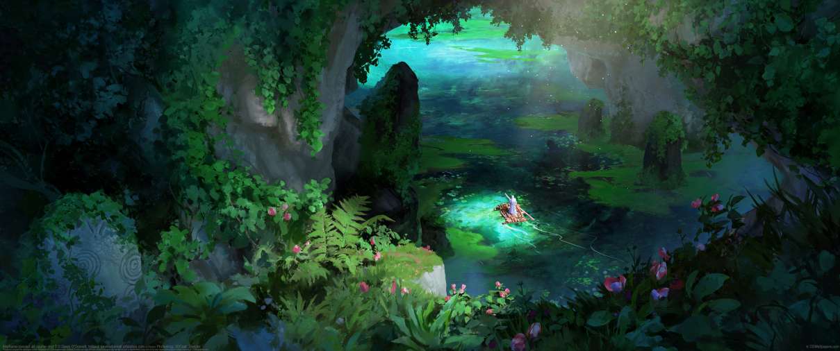 Keyframe concept art course shot 2 ultra ancha fondo de escritorio